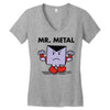 mr. metal Women's V-Neck T-Shirt