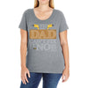 If Dad Can't Fix It No One Can Ladies Curvy T-Shirt