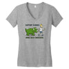 bring back dinosaurs Women's V-Neck T-Shirt