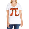 pumpkin pi Ladies Curvy T-Shirt
