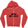 big man little man Zipper Hoodie