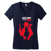 outlaws to the end Women's V-Neck T-Shirt