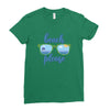 Beach Please Ladies Fitted T-Shirt