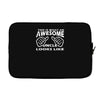 this is what an awesome uncle looks like   mens funny father's day Laptop sleeve