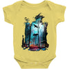 shark forest Baby Onesie