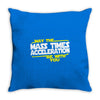 may the mass times force acceleration be with you funny Throw Pillow
