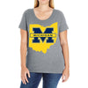 ohio for michigan Ladies Curvy T-Shirt