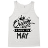 Queens Are Born In May Tank Top