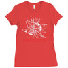 cycling rider gift bike tee life Ladies Fitted T-Shirt