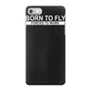 born to fly forced to work iPhone 7 Case