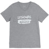 legends are born in august V-Neck Tee