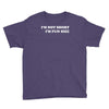 i'm not short i'm fun sized, funny Youth Tee