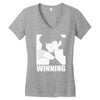 winning trending Women's V-Neck T-Shirt