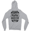 Super Cool Pawpaw Of A Freaking Awesome Daughter Zipper Hoodie