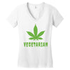 Vegetarian Women's V-Neck T-Shirt