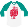 royal blues 3/4 Sleeve Shirt