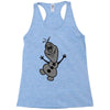 olaf frozen disney cartoon Racerback Tank