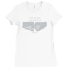 nbc psych fist bump Ladies Fitted T-Shirt