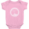 back to back world war champs raising flag Baby Onesie