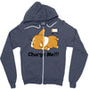corgi cute puppy low battery charge me Zipper Hoodie