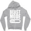 beast mode on Zipper Hoodie