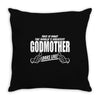 World's Greatest Godmother Looks Like Throw Pillow