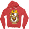 pirate owl Zipper Hoodie