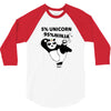 5 Percent Unicorn 95 Percent Ninja 3/4 Sleeve Shirt