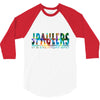 jake paulers cool colors 3/4 Sleeve Shirt