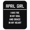 April Girl Mousepad