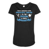 I Love Someone with Prostate Cancer to The Moon and Back to Infinity Maternity Scoop Neck T-shirt