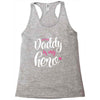 Daddy is my Hero Baby Girl Racerback Tank