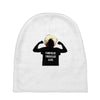 khabib nurmagomedov silouhette Baby Beanies