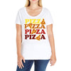 pizza forever Ladies Curvy T-Shirt