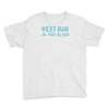 west ham in the blood retro style new Youth Tee