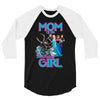 mom of the birthday girl 3/4 Sleeve Shirt
