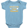 I Love Someone with Childhood Cancer to the Moon and Back to Infinity Baby Bodysuit