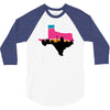 san antonio skyline spurs 3/4 Sleeve Shirt