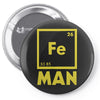 chemical element for iron man Pin-back button