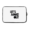 let's make out Laptop sleeve