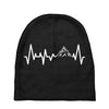 Heart Beats Mountain Baby Beanies