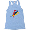 red blu yellow Racerback Tank