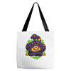 poisonous tandem Tote Bags