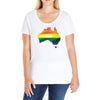 Australia Lgbt Ladies Curvy T-Shirt