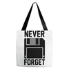 never forget floppy disk Tote Bags