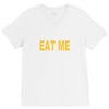 eat me pizza ringer V-Neck Tee
