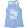 shaving says a lot about a man like Racerback Tank