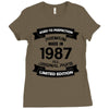 Premium Vintage  1987 Ladies Fitted T-Shirt