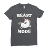 beast mode Ladies Fitted T-Shirt
