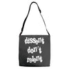 dissent dont relent Adjustable Strap Totes